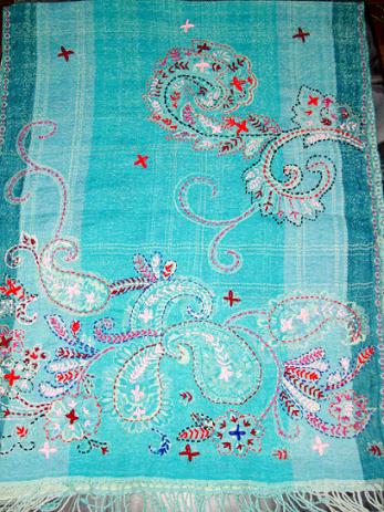 Hand Embroidery Wool Shawls